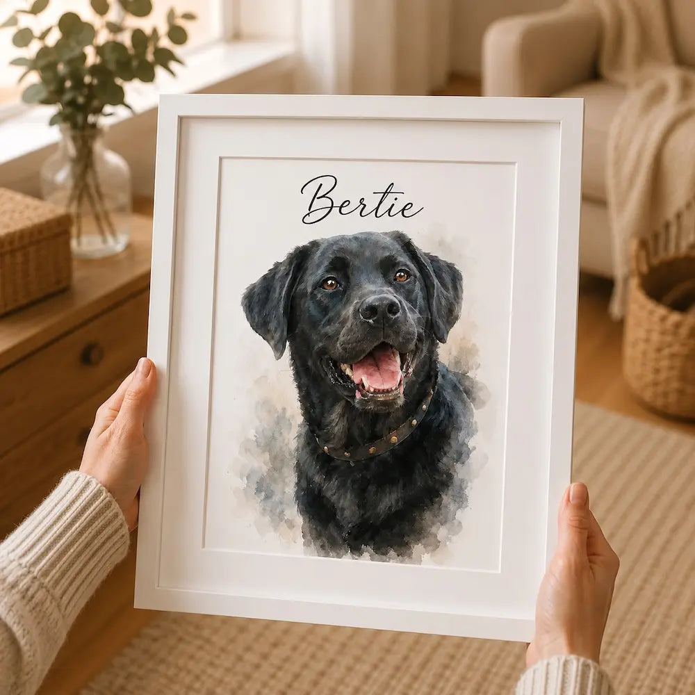 Watercolour Pet Portrait