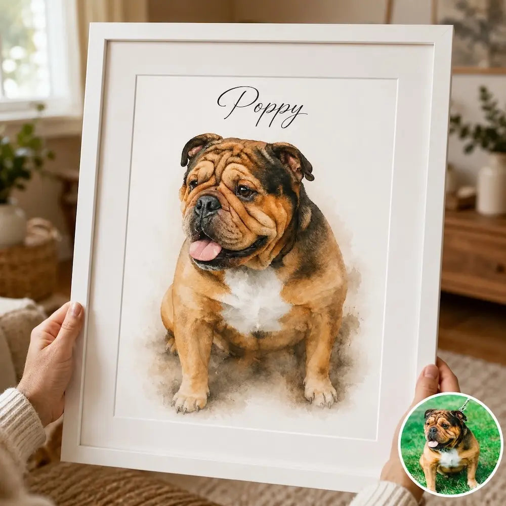 Watercolour Pet Portrait