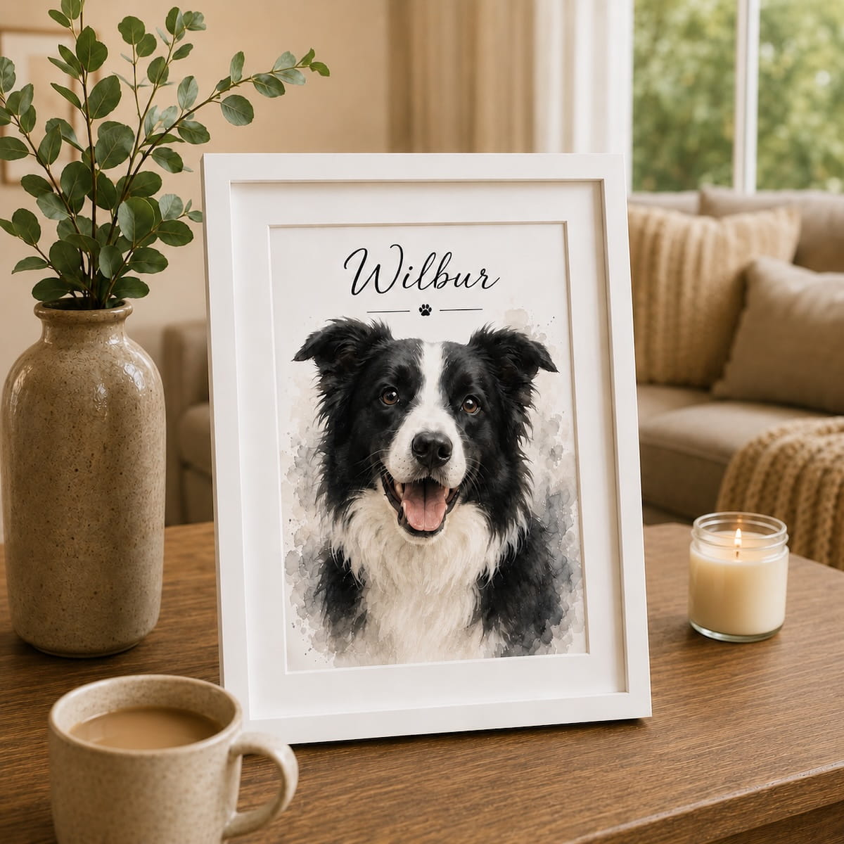 Watercolour Pet Portrait