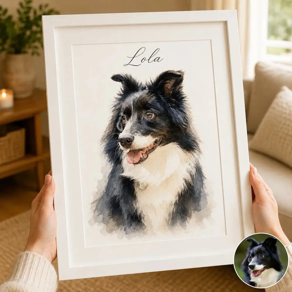Watercolour Pet Portrait